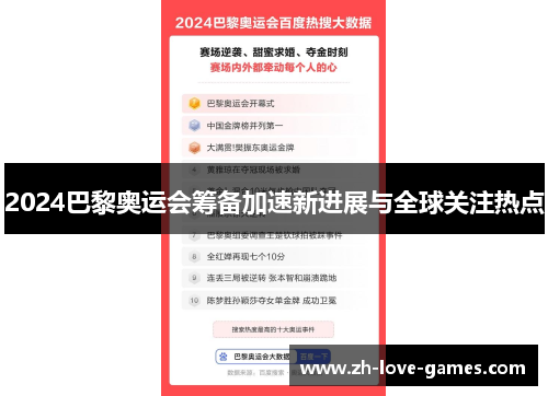 2024巴黎奥运会筹备加速新进展与全球关注热点 2024巴黎奥运会筹备加速新进展与全球关注热点